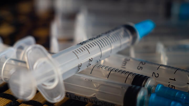 A collection of syringes