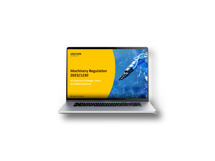 Intertek EU Machinery Regulation - webinar - part 4